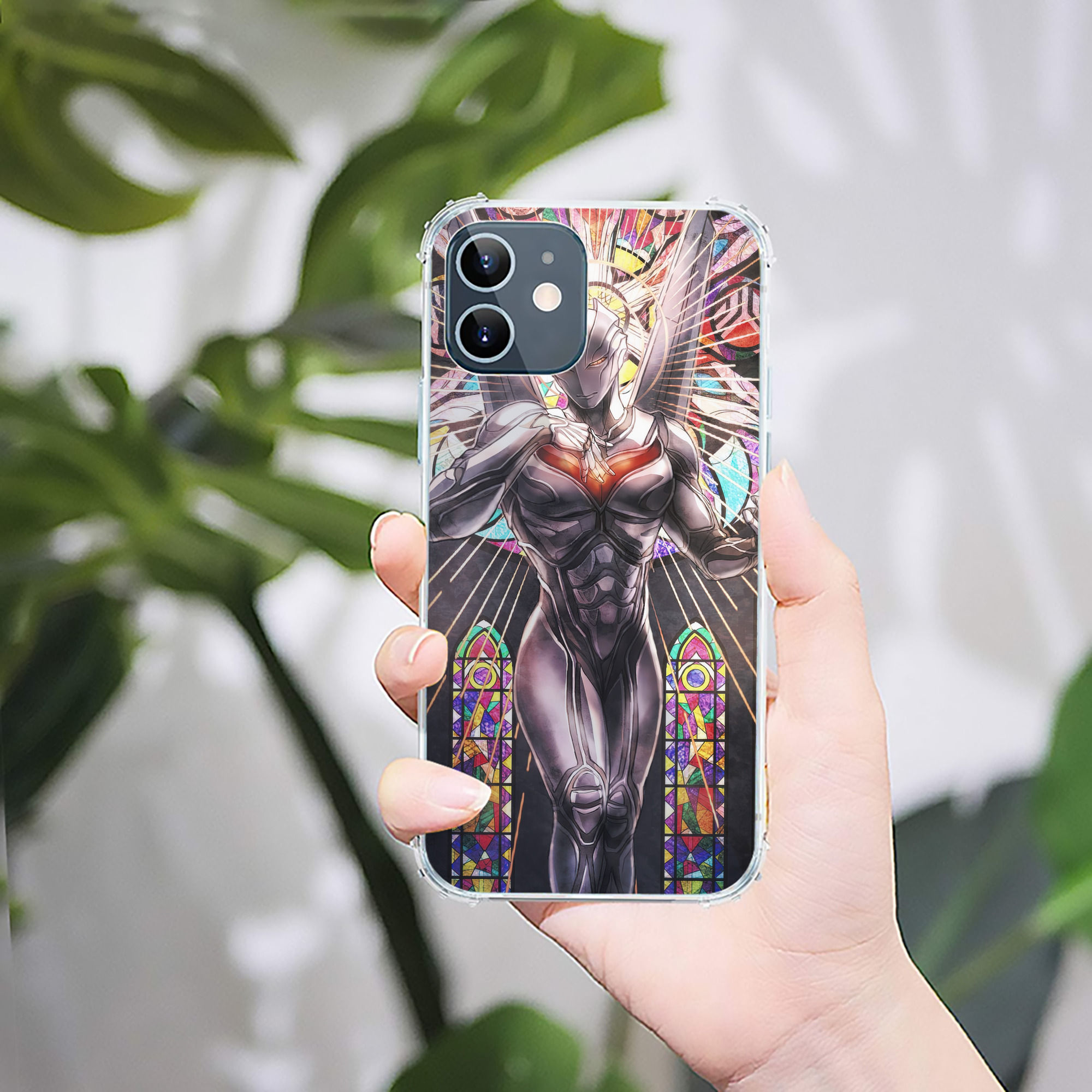 （画像用） ウルトラマン Ultraman 【iPhone 12シリーズ対応】透明スマホケース（クリアソフトケース）